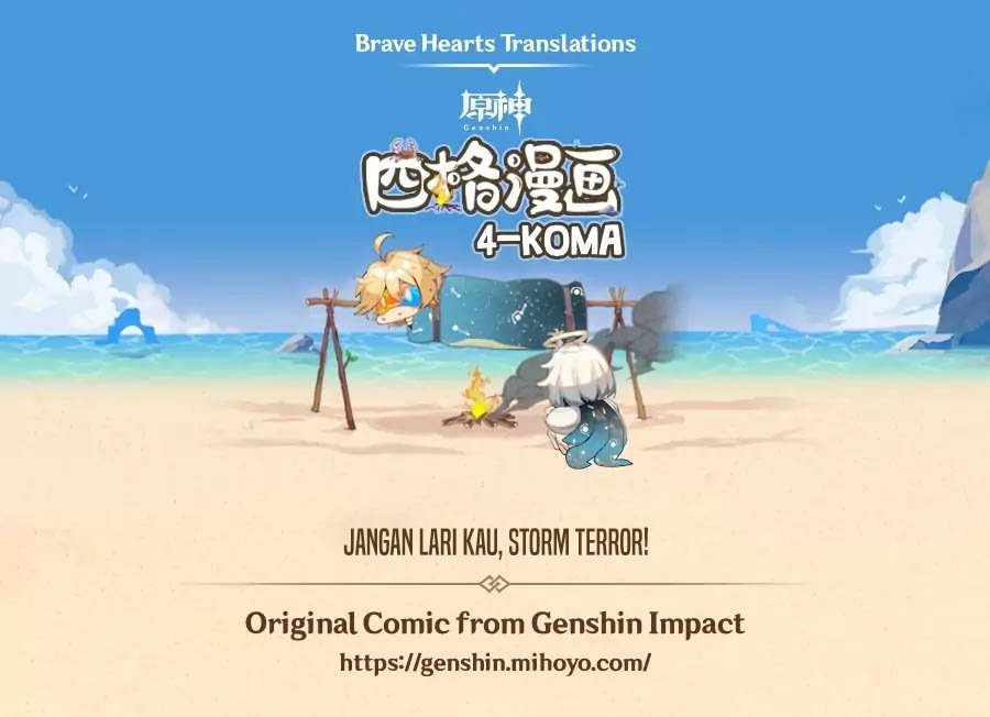 Komik Genshin Impact 4-koma Chapter 9 gambar nomor 1