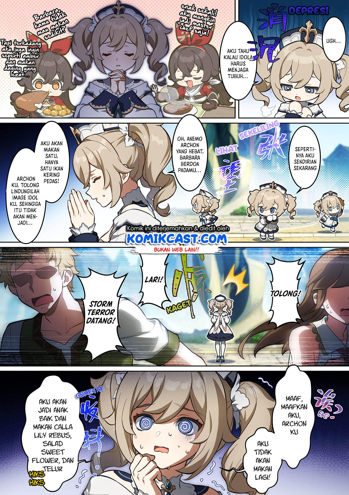 Manhua Genshin Impact 4-koma Chapter 8 gambar nomor 2