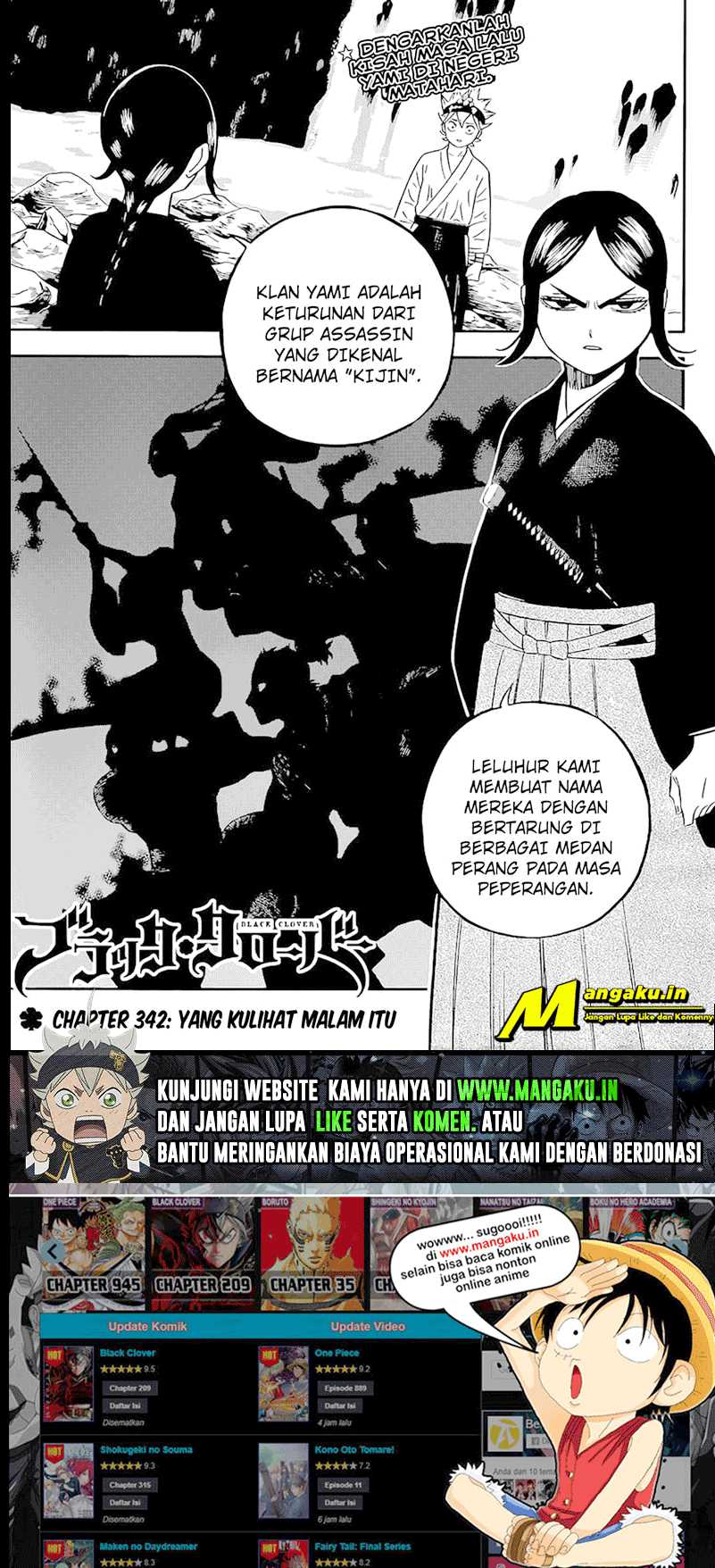Manga Black Clover Chapter 342 gambar nomor 2