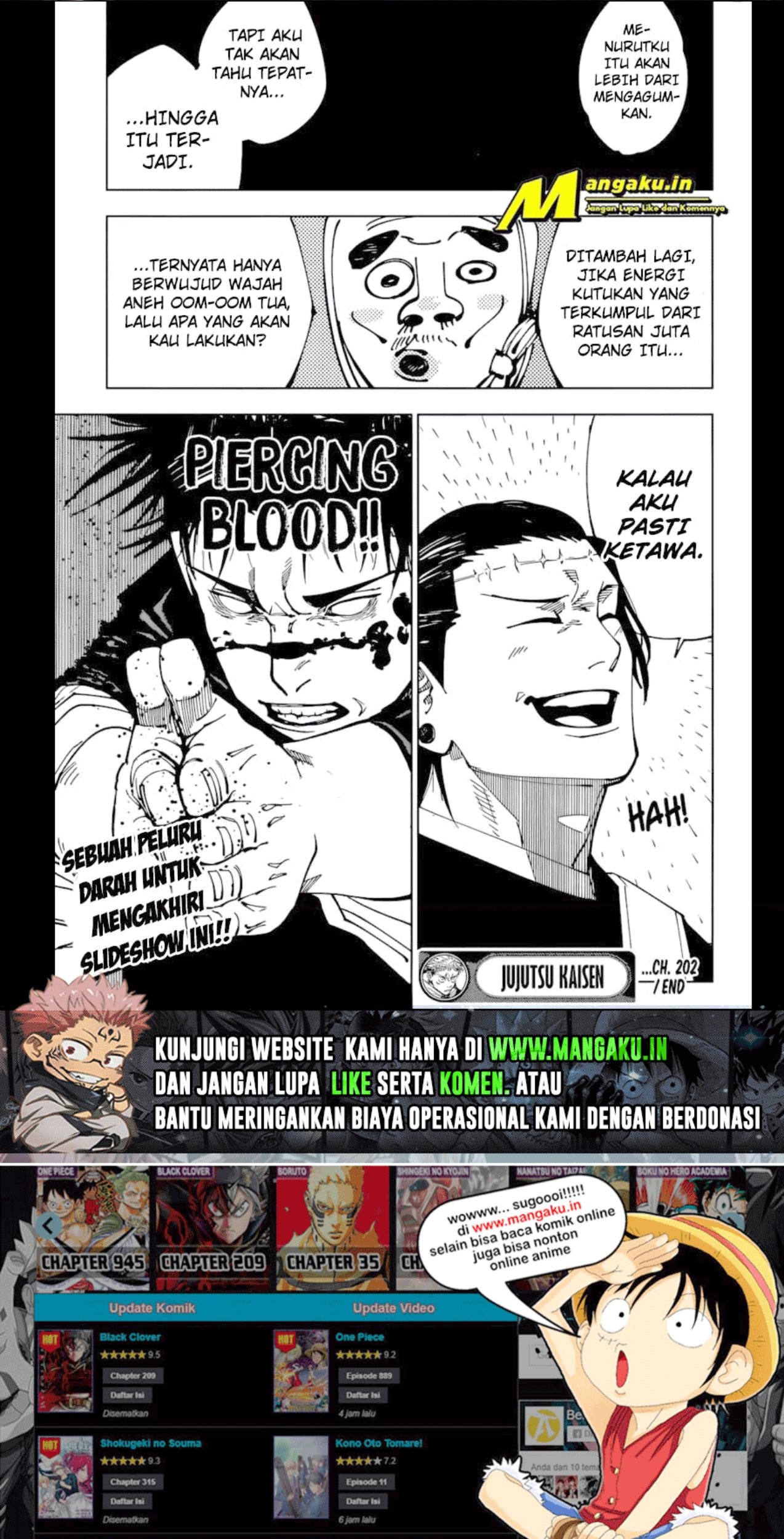 Jujutsu Kaisen Chapter 202 Gambar 18