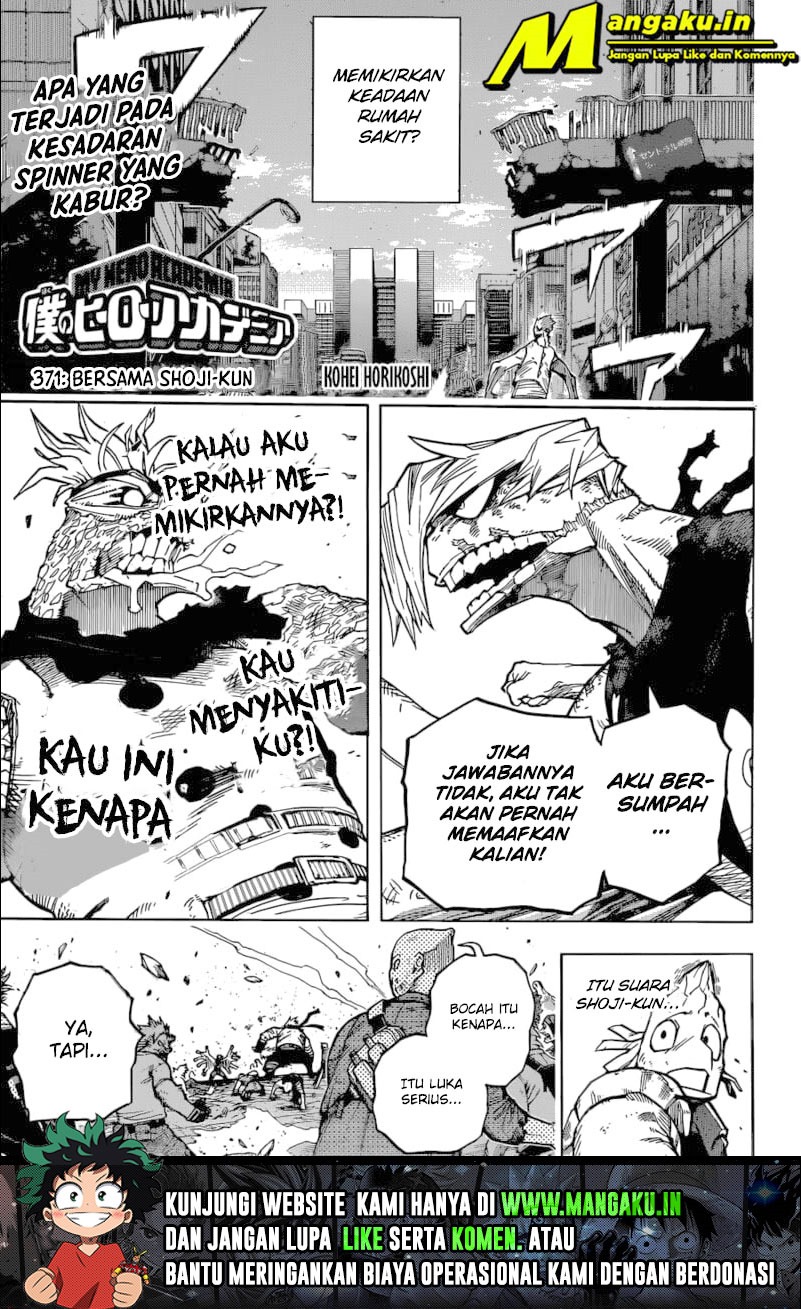 Manga Boku no Hero Academia Chapter 371 gambar nomor 2