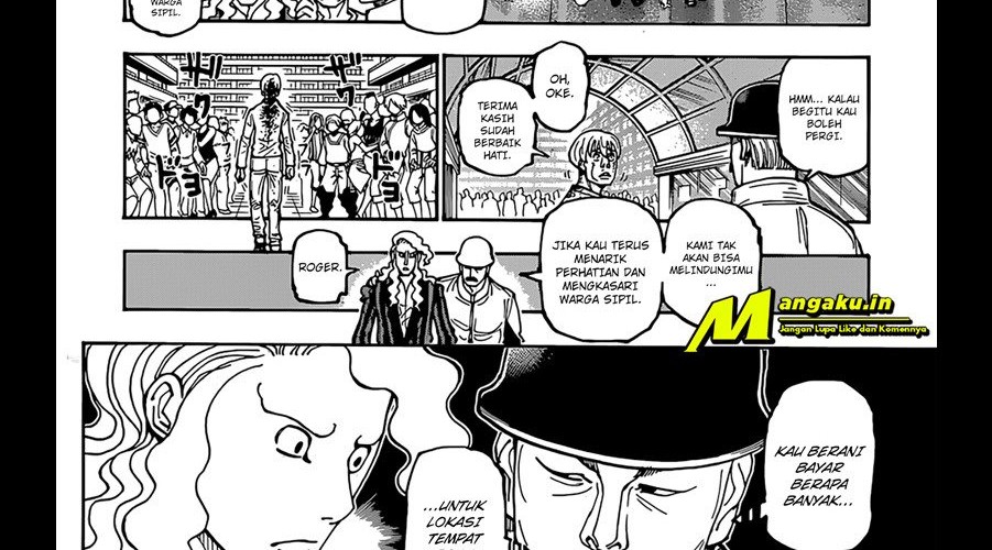 Manga Hunter x Hunter Chapter 392 gambar nomor 2