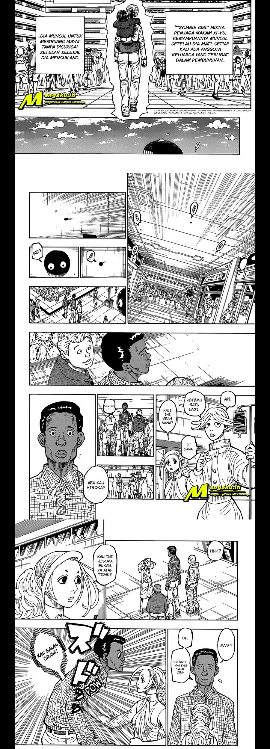Hunter x Hunter Chapter 392 Gambar 5