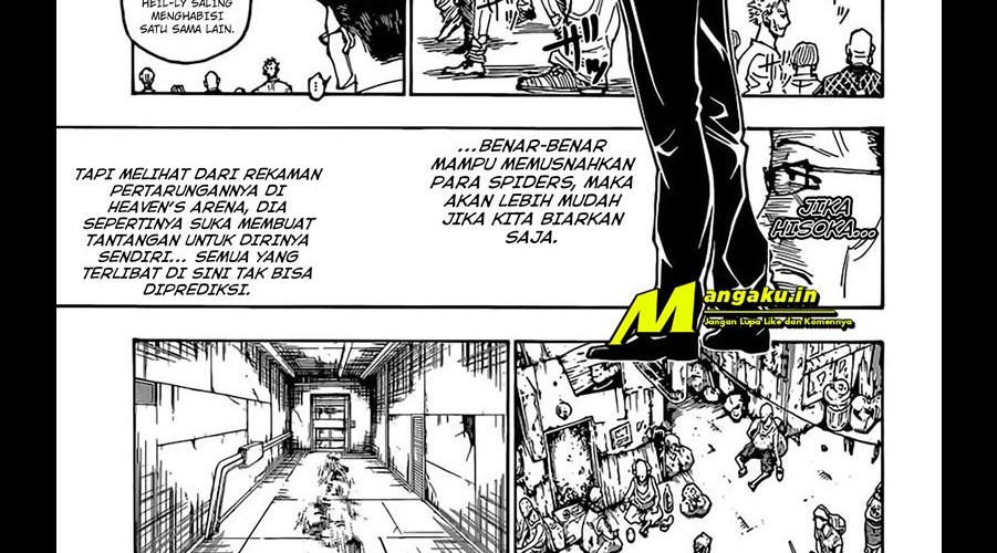 Hunter x Hunter Chapter 392 Gambar 12