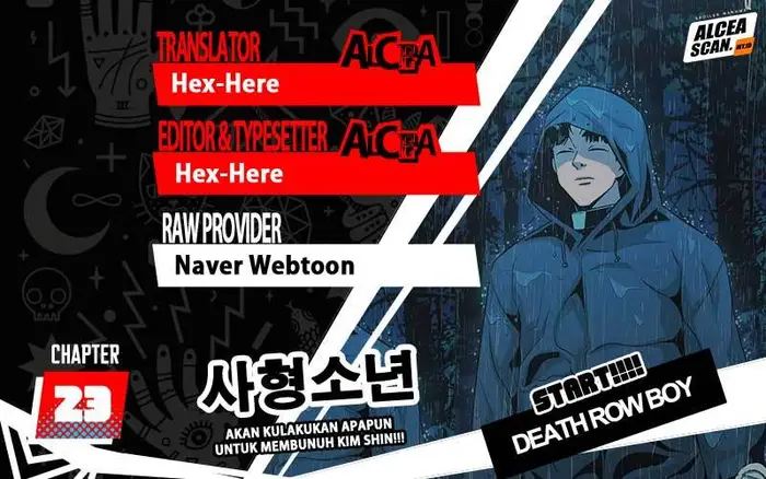 Komik Death Row Boy Chapter 23 gambar nomor 1
