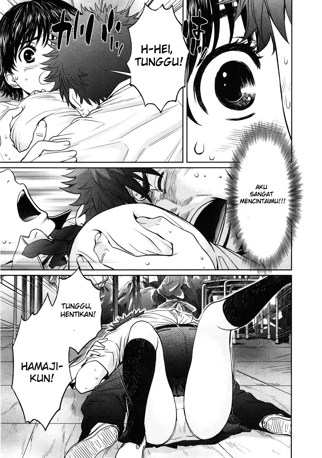 Hantsu x Trash Chapter 61 Gambar 14