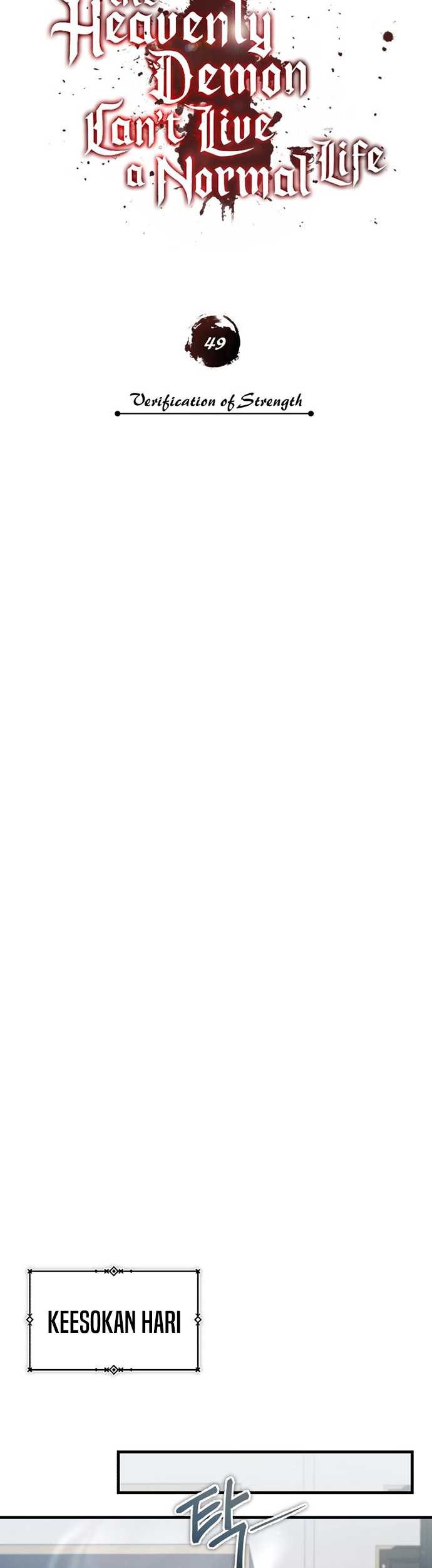 The Heavenly Demon Can’t Live a Normal Life Chapter 49 Gambar 43