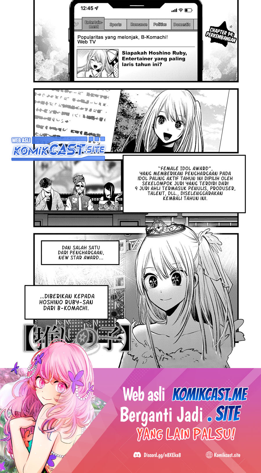 Manga Oshi no Ko Chapter 94 gambar nomor 2
