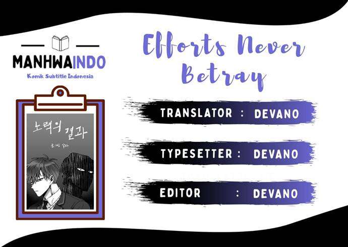 Komik Efforts Never Betray Chapter 1 gambar nomor 1