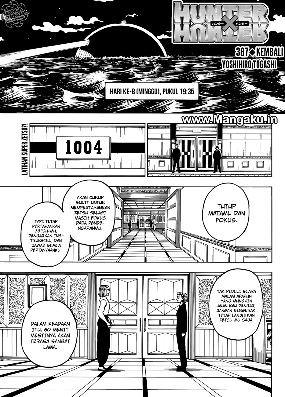 Manga Hunter x Hunter Chapter 387 gambar nomor 2