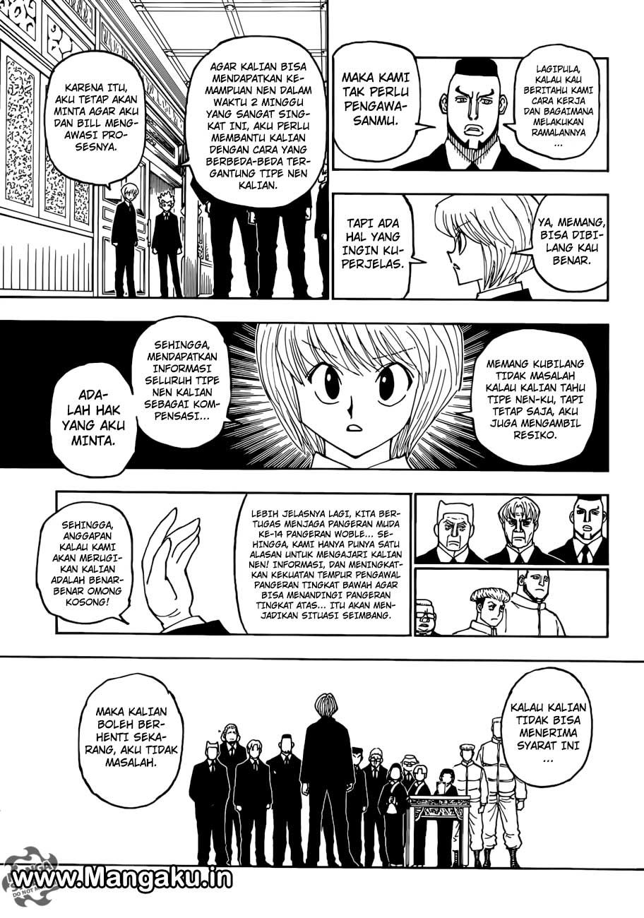 Hunter x Hunter Chapter 386 Gambar 18