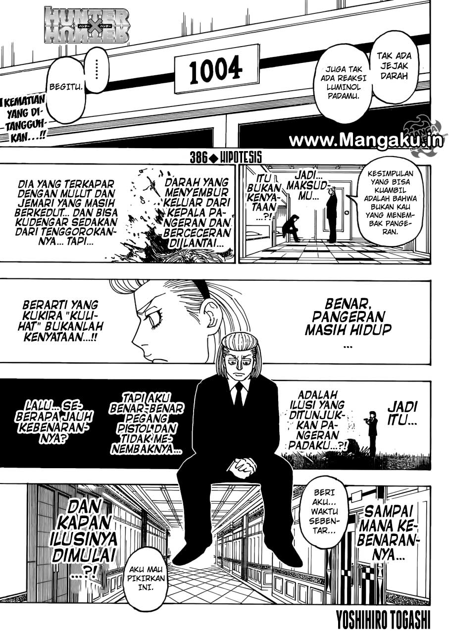 Manga Hunter x Hunter Chapter 386 gambar nomor 2