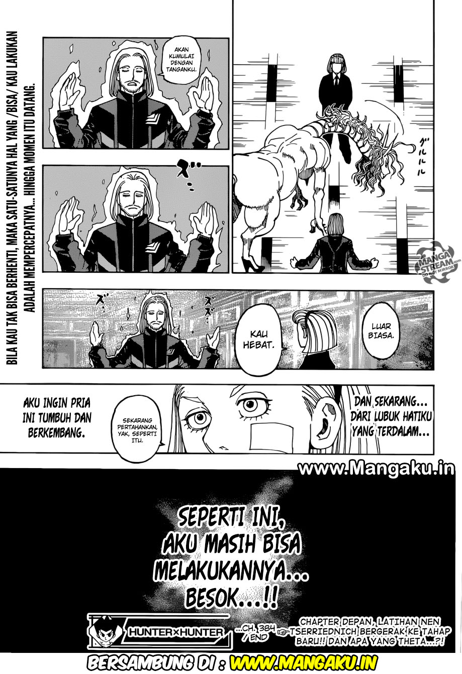 Hunter x Hunter Chapter 384 Gambar 17