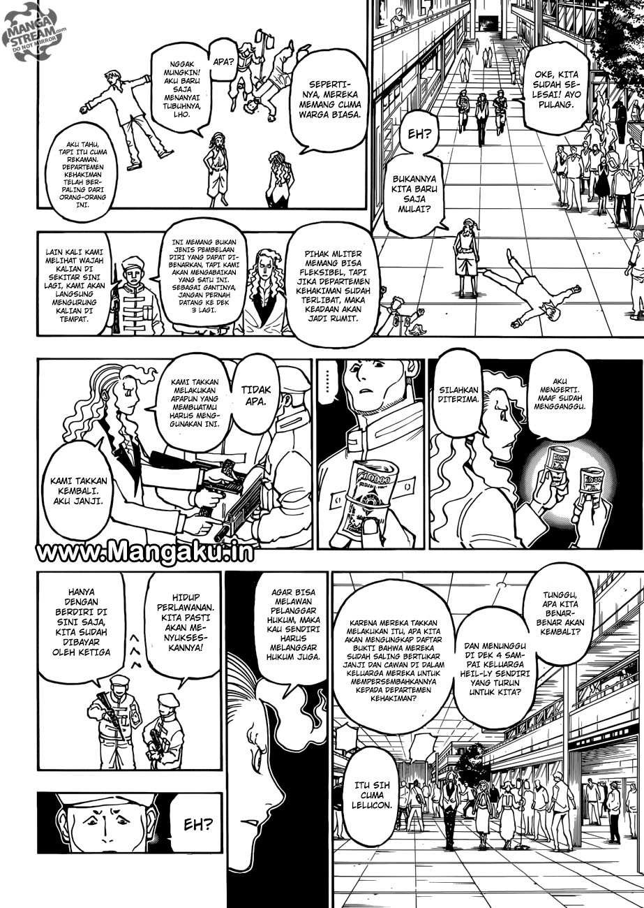 Hunter x Hunter Chapter 390 Gambar 19