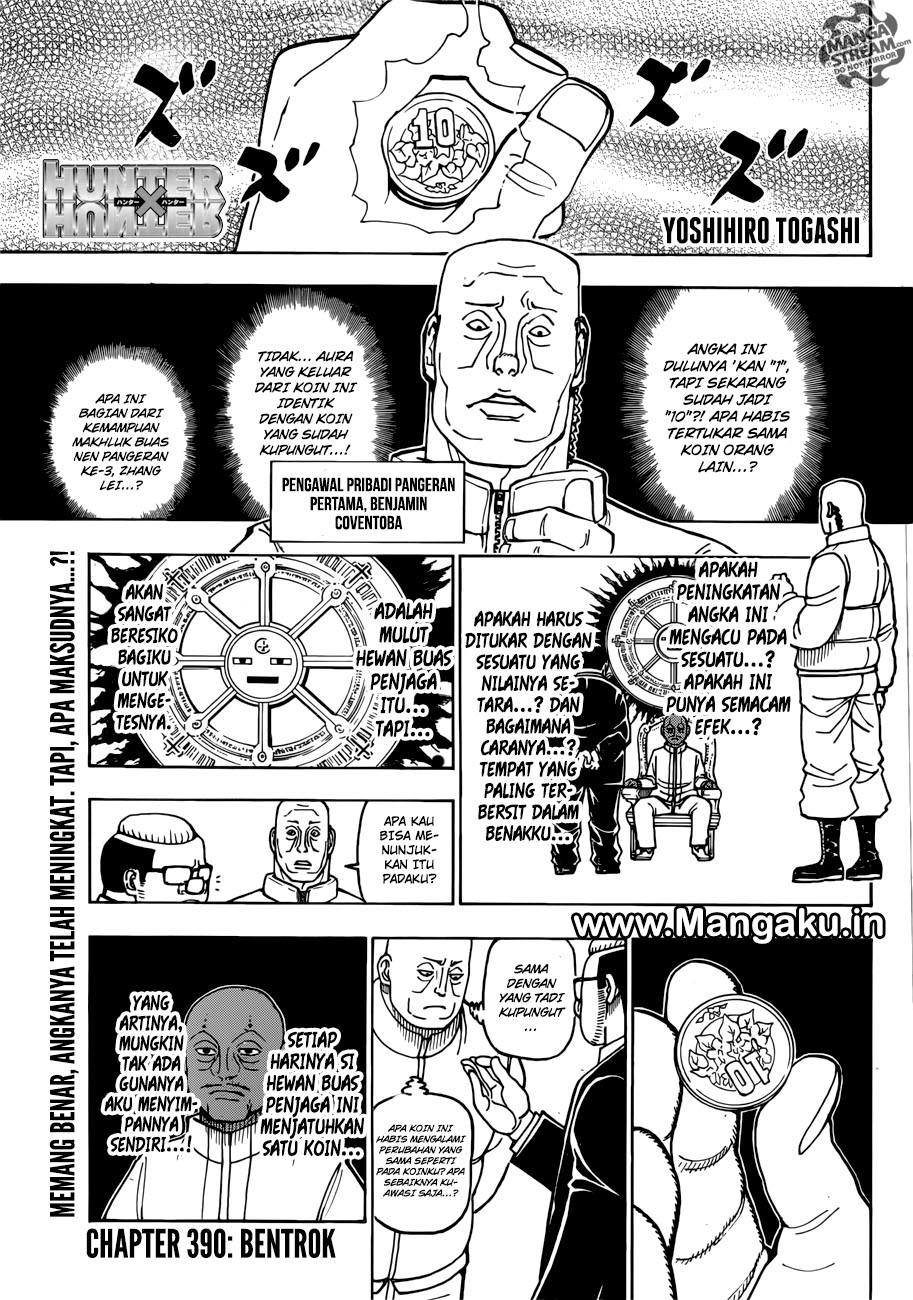 Manga Hunter x Hunter Chapter 390 gambar nomor 2