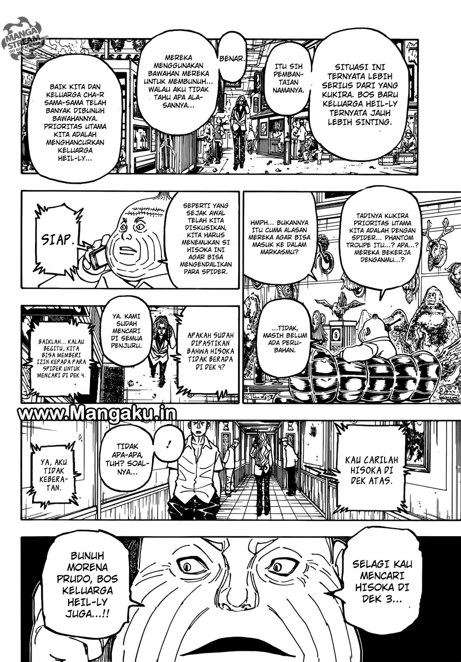 Hunter x Hunter Chapter 390 Gambar 7