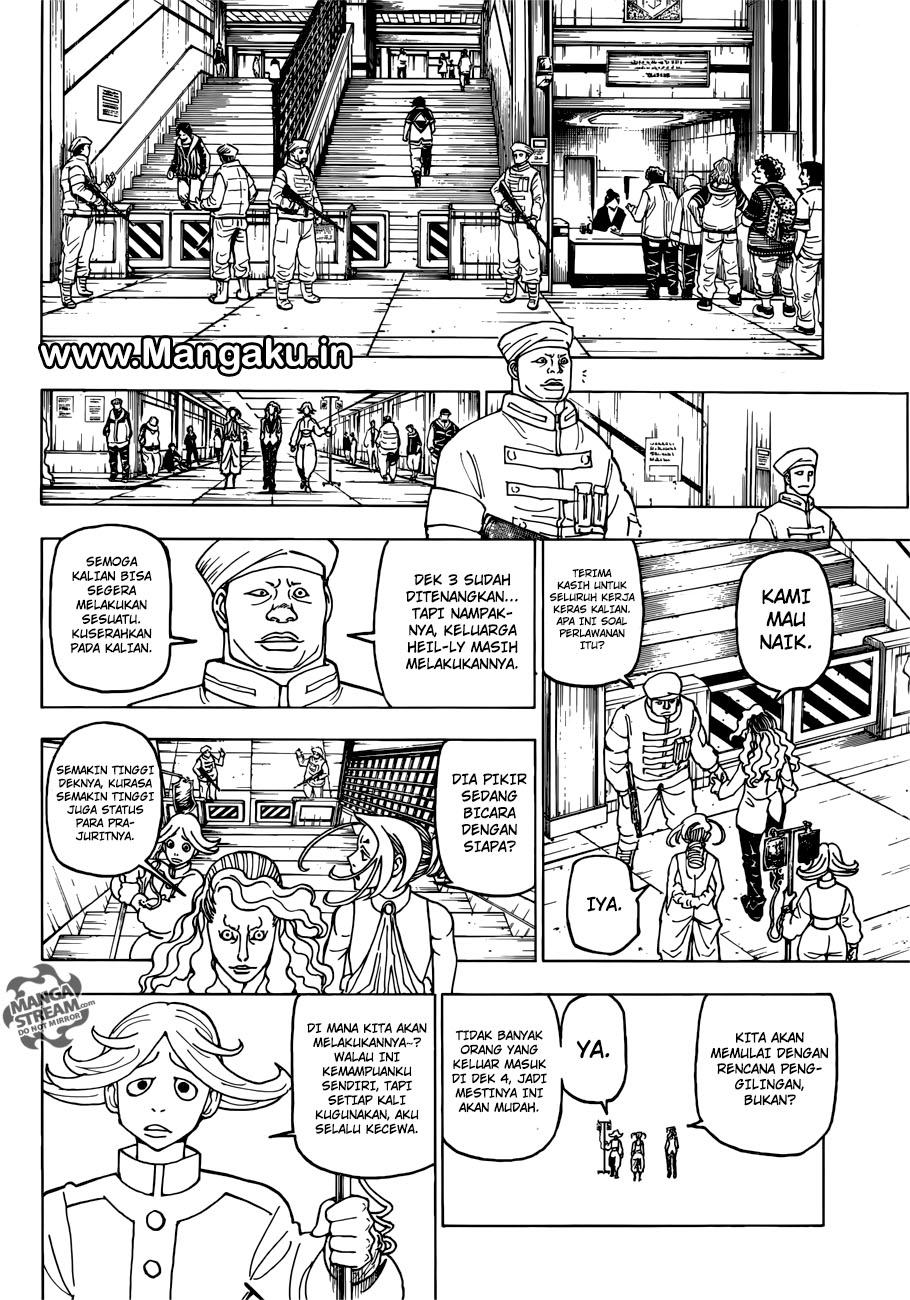 Hunter x Hunter Chapter 390 Gambar 9