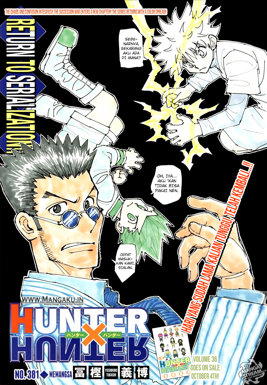 Manga Hunter x Hunter Chapter 381 gambar nomor 2