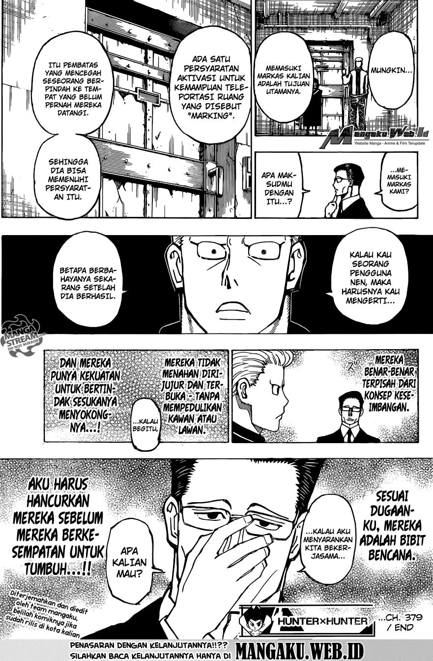 Hunter x Hunter Chapter 379 Gambar 20