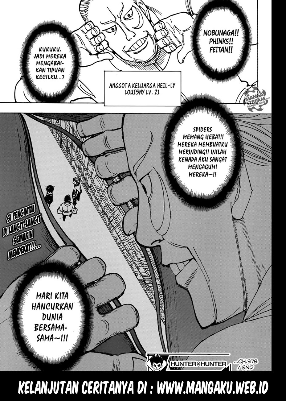 Hunter x Hunter Chapter 378 Gambar 20