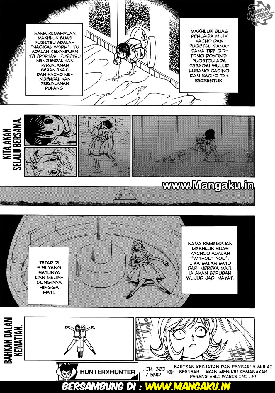 Hunter x Hunter Chapter 383 Gambar 19