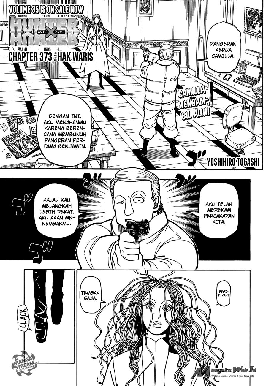 Komik Hunter x Hunter Chapter 373 gambar nomor 1