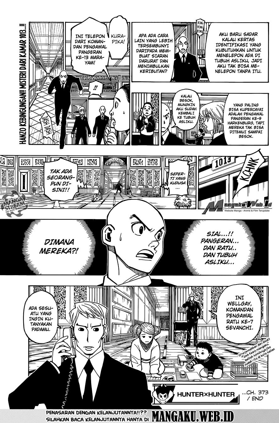 Hunter x Hunter Chapter 373 Gambar 20