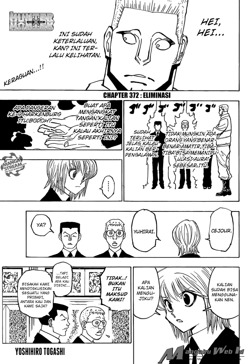 Manga Hunter x Hunter Chapter 372 gambar nomor 2