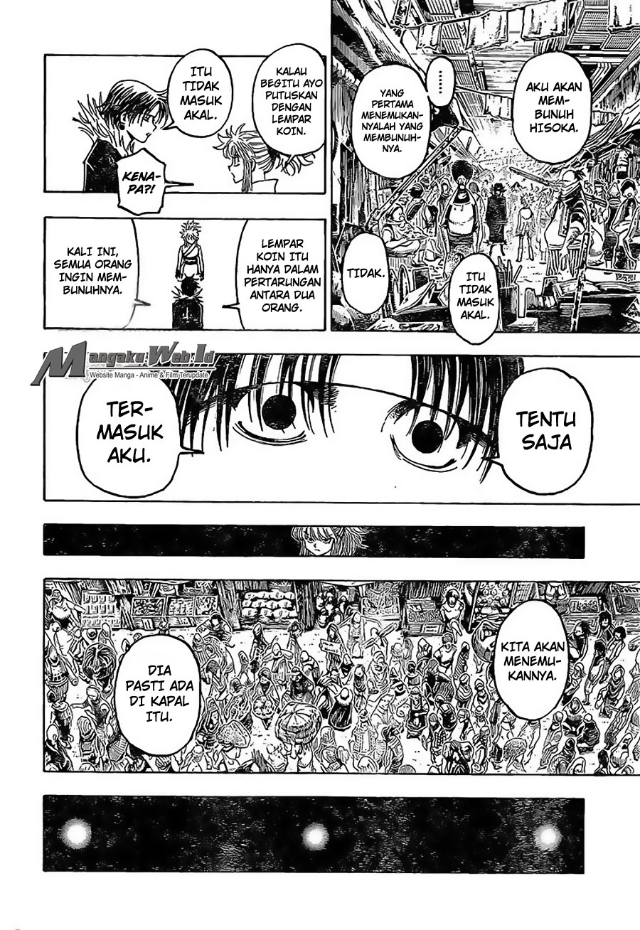 Hunter x Hunter Chapter 371 Gambar 18