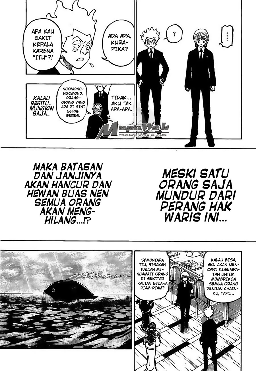 Hunter x Hunter Chapter 371 Gambar 9