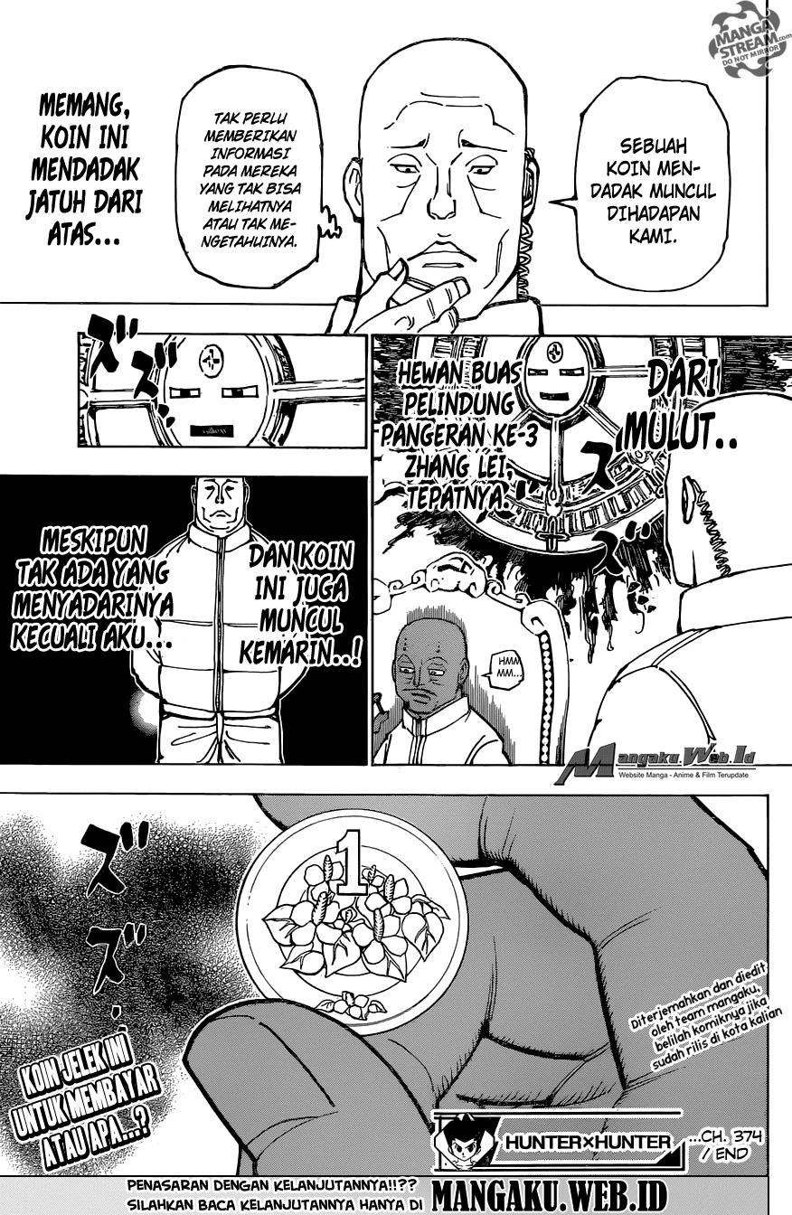 Hunter x Hunter Chapter 374 Gambar 16
