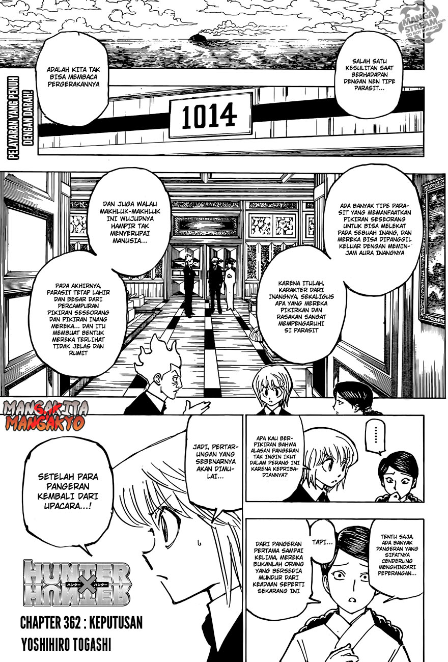 Manga Hunter x Hunter Chapter 362 gambar nomor 2