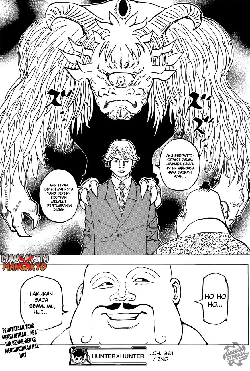 Hunter x Hunter Chapter 361 Gambar 22