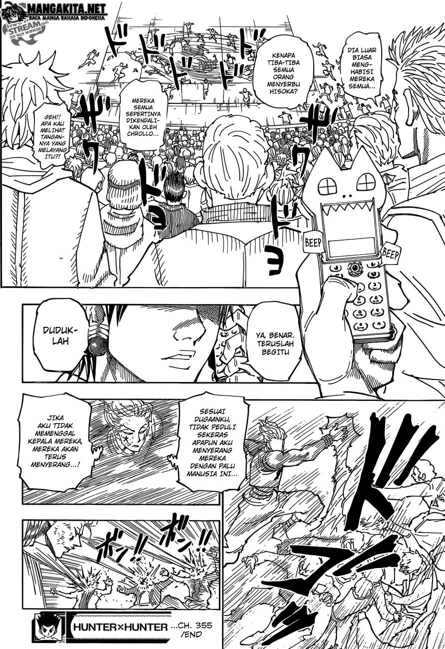 Hunter x Hunter Chapter 355 Gambar 18