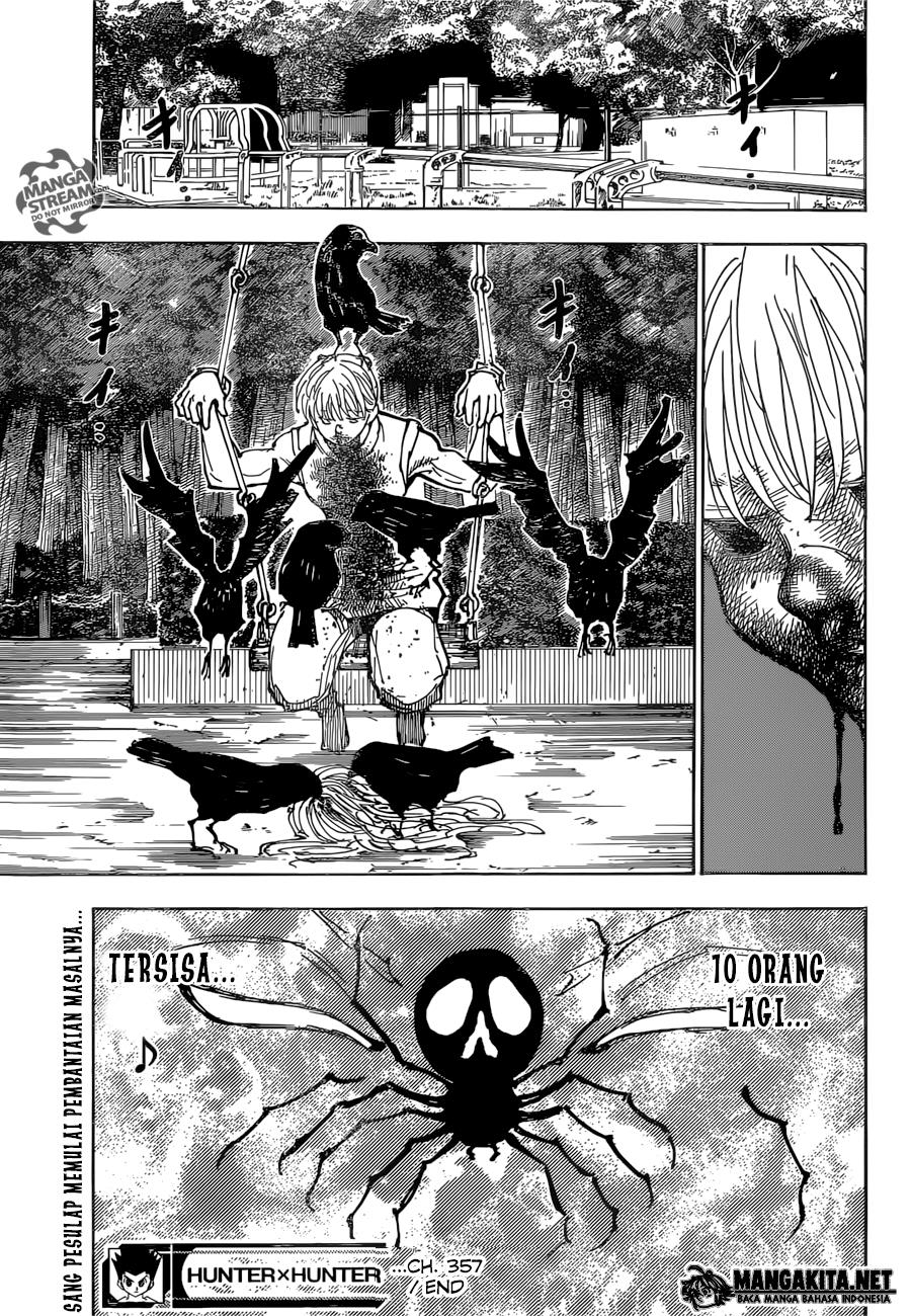 Hunter x Hunter Chapter 357 Gambar 20