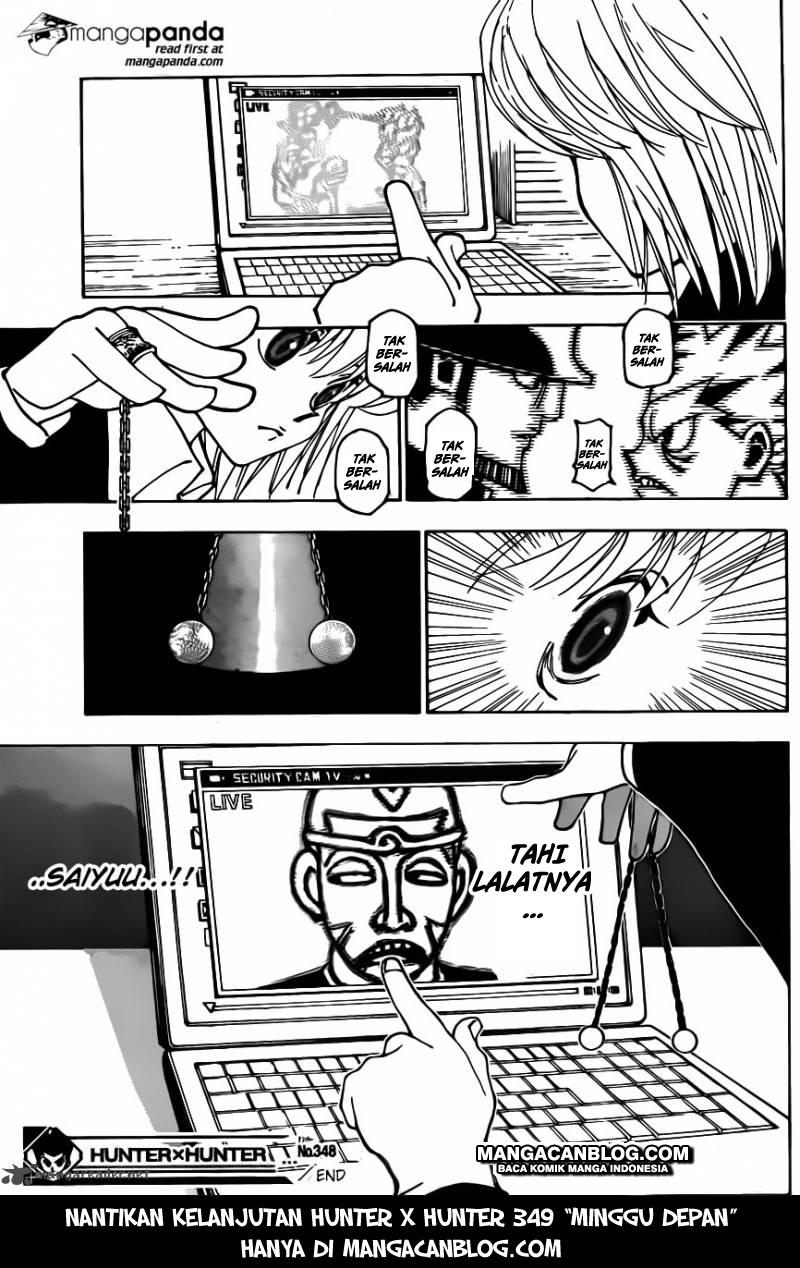 Hunter x Hunter Chapter 348 Gambar 19