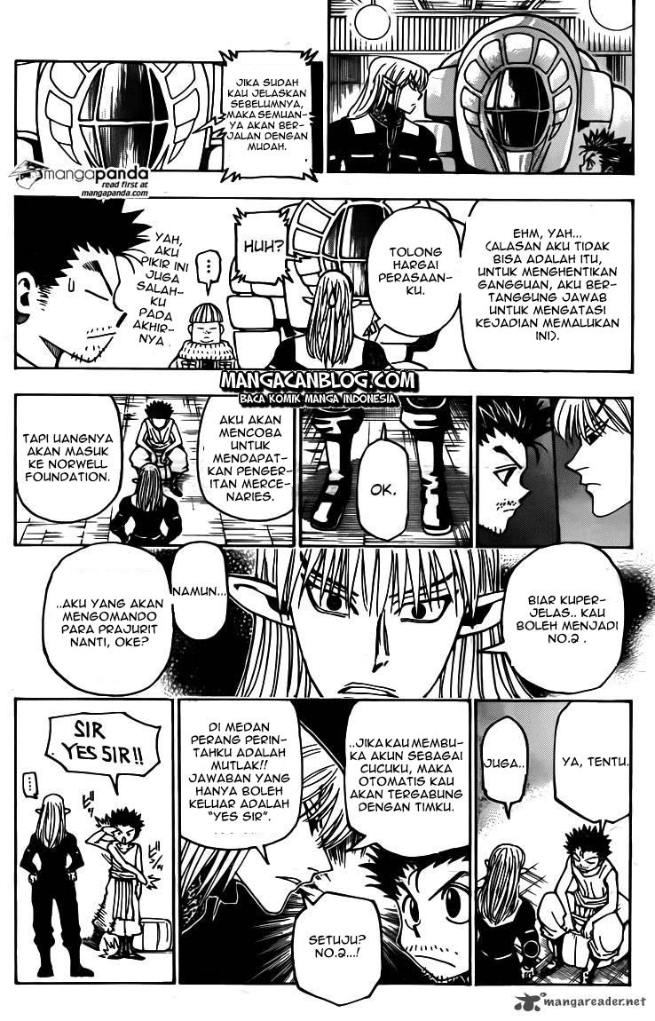 Hunter x Hunter Chapter 347 Gambar 18