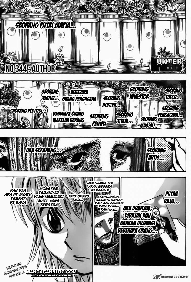 Komik Hunter x Hunter Chapter 344 gambar nomor 1