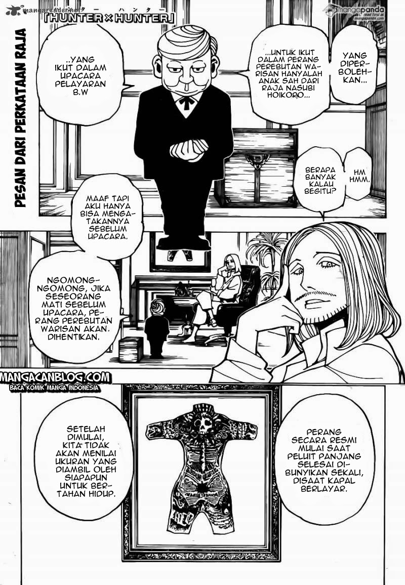 Komik Hunter x Hunter Chapter 349 gambar nomor 1