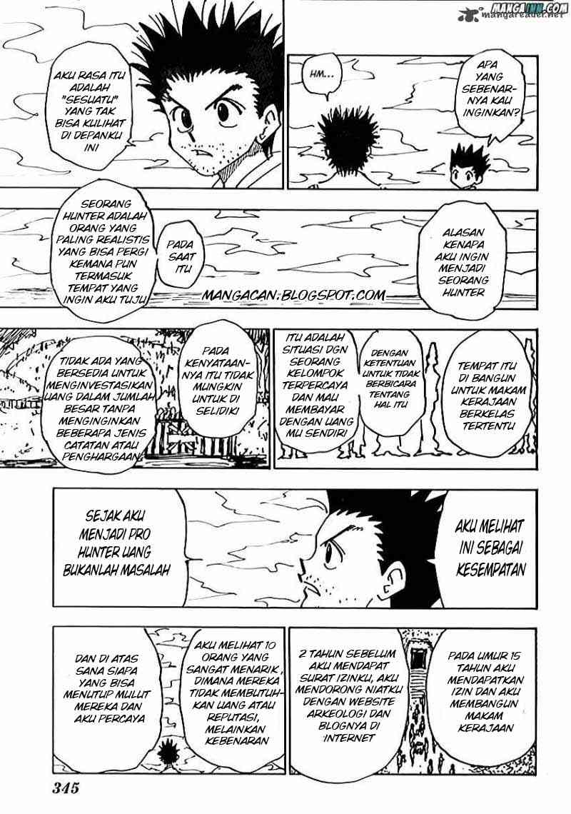 Hunter x Hunter Chapter 338 Gambar 13