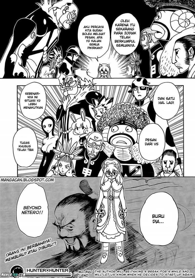Hunter x Hunter Chapter 340 Gambar 18