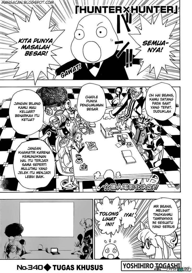Komik Hunter x Hunter Chapter 340 gambar nomor 1