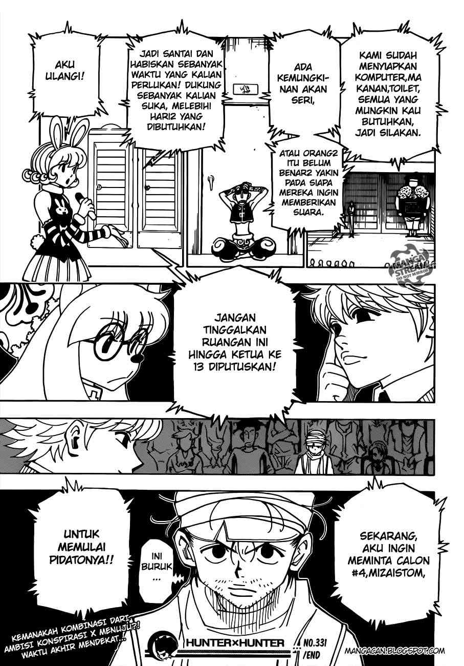Hunter x Hunter Chapter 331 Gambar 17
