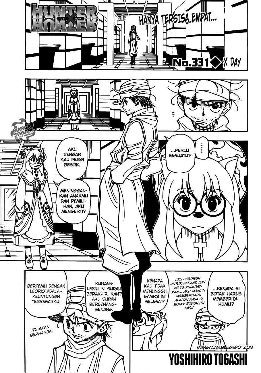 Komik Hunter x Hunter Chapter 331 gambar nomor 1