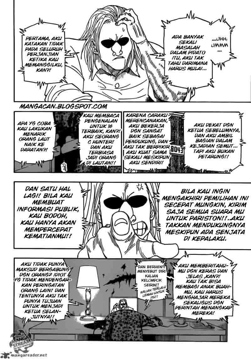Hunter x Hunter Chapter 330 Gambar 17