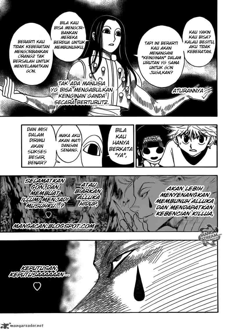 Hunter x Hunter Chapter 330 Gambar 8