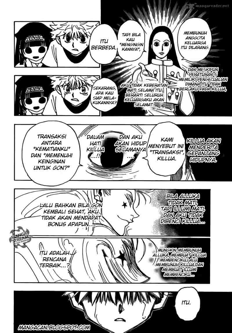 Hunter x Hunter Chapter 330 Gambar 9