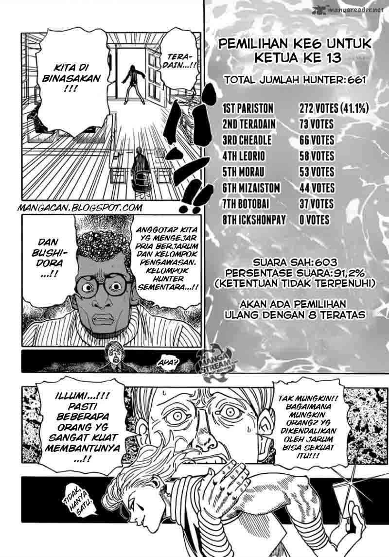 Hunter x Hunter Chapter 329 Gambar 16