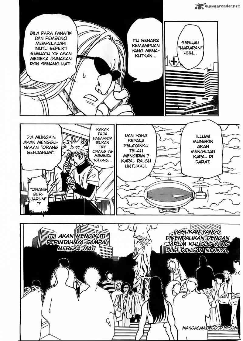 Hunter x Hunter Chapter 328 Gambar 14