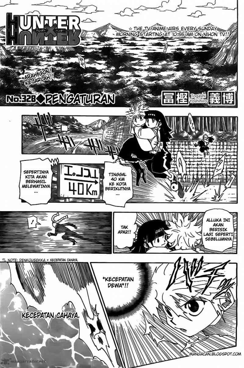 Komik Hunter x Hunter Chapter 328 gambar nomor 1